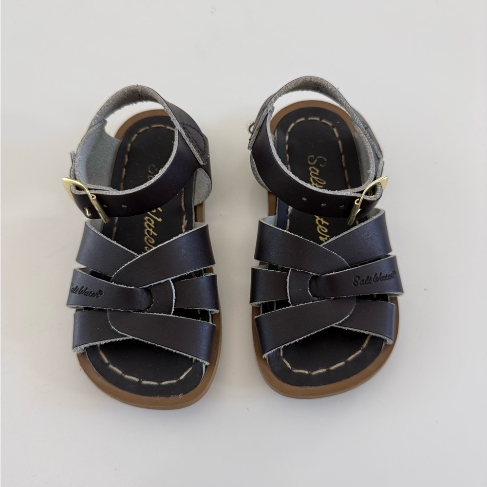Kids Brown Salt Water Sandals